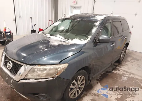 2014 Nissan Pathfinder S из США, поврежденный, VIN 5N1AR2MM0EC649835